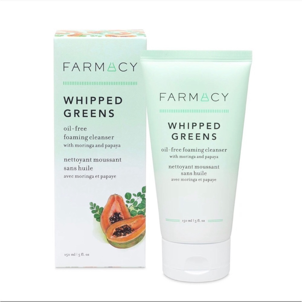 Farmacy Whipped Greens Oil-Free Foaming Cleanser - White/Green